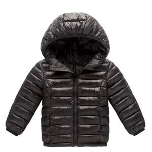 New Kids Boy Down Jacket Autumn Winter Coats Warm Hooded Teen Size 5/6